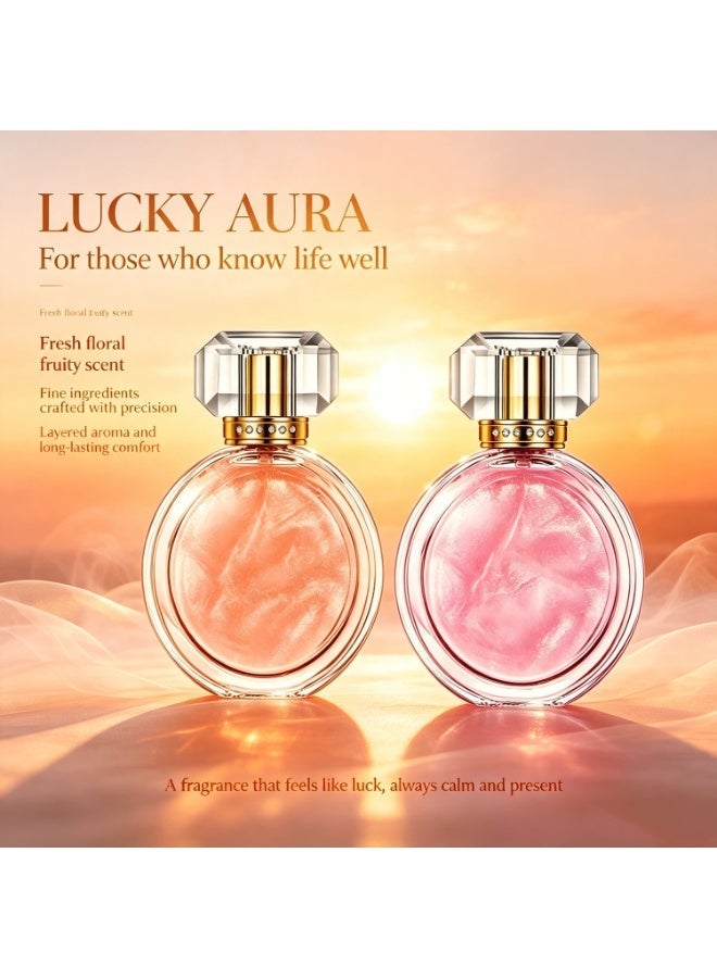 عبوتان - عطر فواكه، حلو، ذو نكهة حلوة، عنبري - بخاخ ماء عطر يدوم طويلاً للنساء، 50 مل لكل زجاجة - Image 4