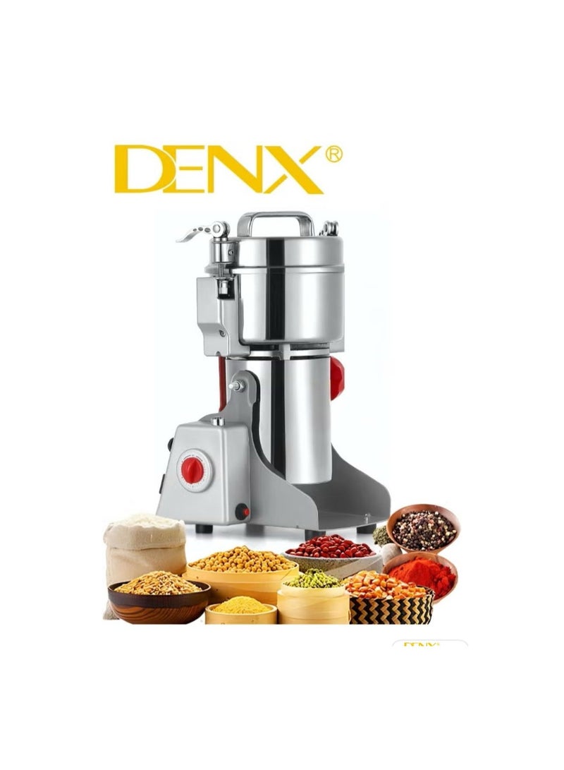 Denx 800g Spice Grinder, 430 Stainless Steel Powder Grinder, Ultra-Fine Grinding Technology, Can Grind Coffee Beans and Grains, Suitable for Home/Restaurant/Hotel - Image 3