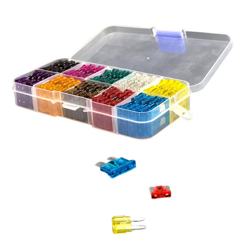 120Pcs/Box Mini Auto Fuses Set 2-35A Assorted Color-coded Carved Amp Car Van Bike Truck Fuse - Image 2
