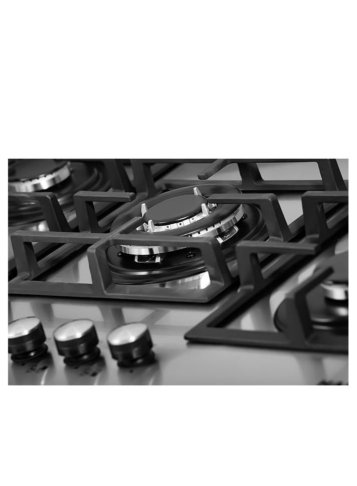 Hans Built in 90 CM Gas Stove 4 burner Stainless steel HANS 9131-05 - Image 3