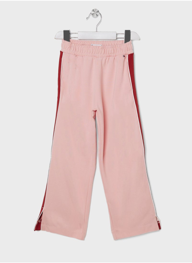 TOMMY HILFIGER Kids Logo Tape Sweatpants  - Image 1