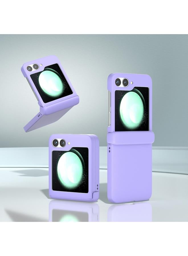 S-TOP Case For Samsung Galaxy Z Flip6 5G 3 in 1 PC Frosted Full Coverage Phone Case with Hinge - Image 2