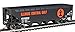 Walthers Trainline Offset Hopper Ready to Run Illinois Central Orange Black White Large Logo HO Scale - Image 2