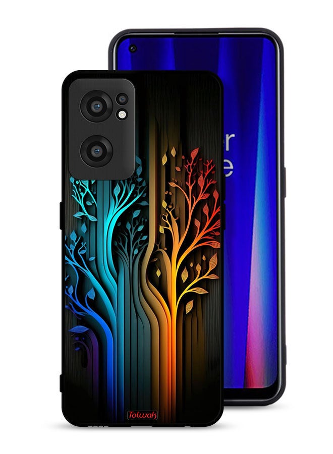 Tolwak OnePlus Nord CE 2 5G Protective Case Cover Tree Leaves Art - Image 1