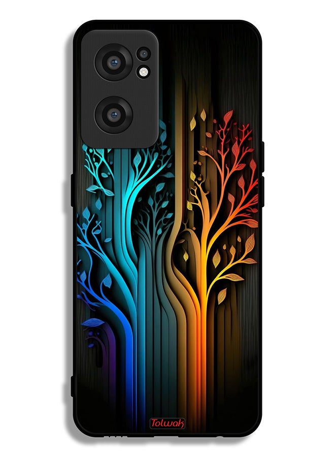 Tolwak OnePlus Nord CE 2 5G Protective Case Cover Tree Leaves Art - Image 2