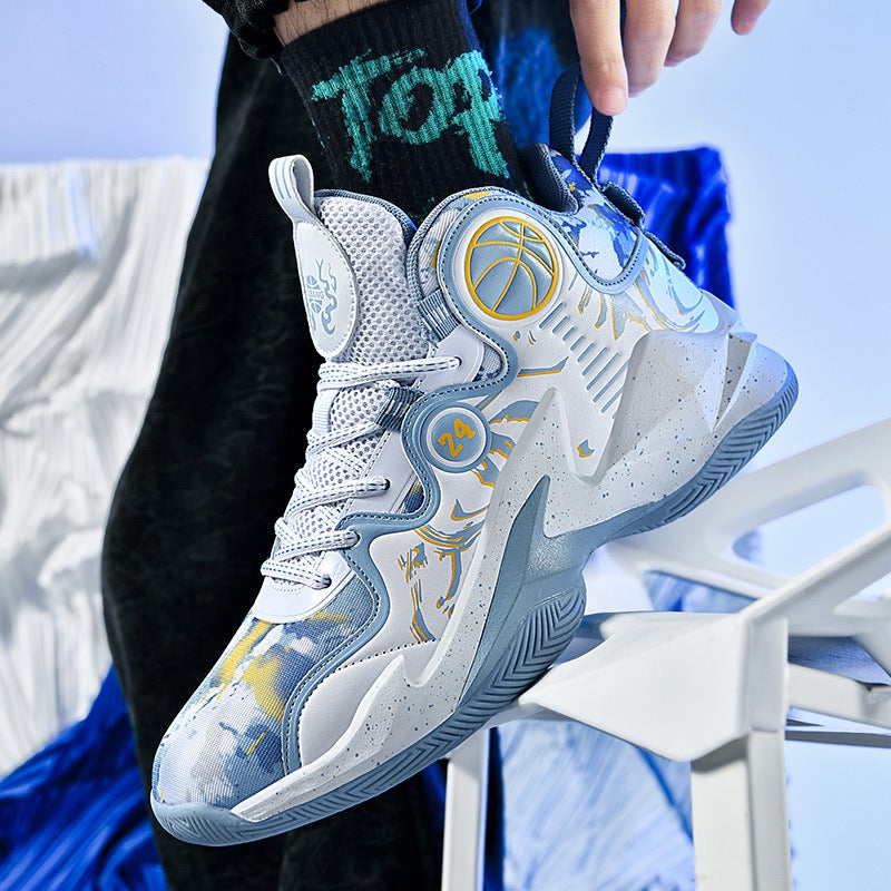 35-47 Plus Size Basketball Shoes Combat Boots New Concrete Ground Combat Competition Training Shoes Young Students - Image 3