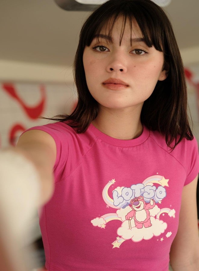 BONKERS CORNER Lotso Baby TeeXL Pink - Image 5