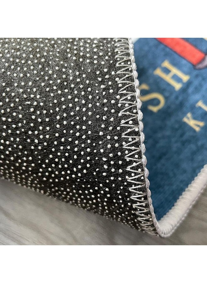 Home-Cloud حصيرة مطبخ مستطيلة من هوم كلاود | حصيرة أرضية | حصيرة باب | مضادة للانزلاق، ناعمة، قابلة للغسل، مطبوعة، مصممة، للأرضية، المطبخ، الغرفة (6 مم سمك، 41 × 122 سم 41 × 61 سم، مخمل) - Image 5