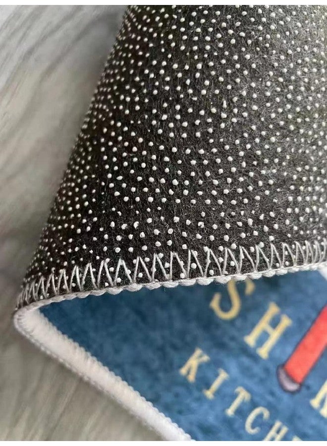 Home-Cloud حصيرة مطبخ مستطيلة من هوم كلاود | حصيرة أرضية | حصيرة باب | مضادة للانزلاق، ناعمة، قابلة للغسل، مطبوعة، مصممة، للأرضية، المطبخ، الغرفة (6 مم سمك، 41 × 122 سم 41 × 61 سم، مخمل) - Image 2