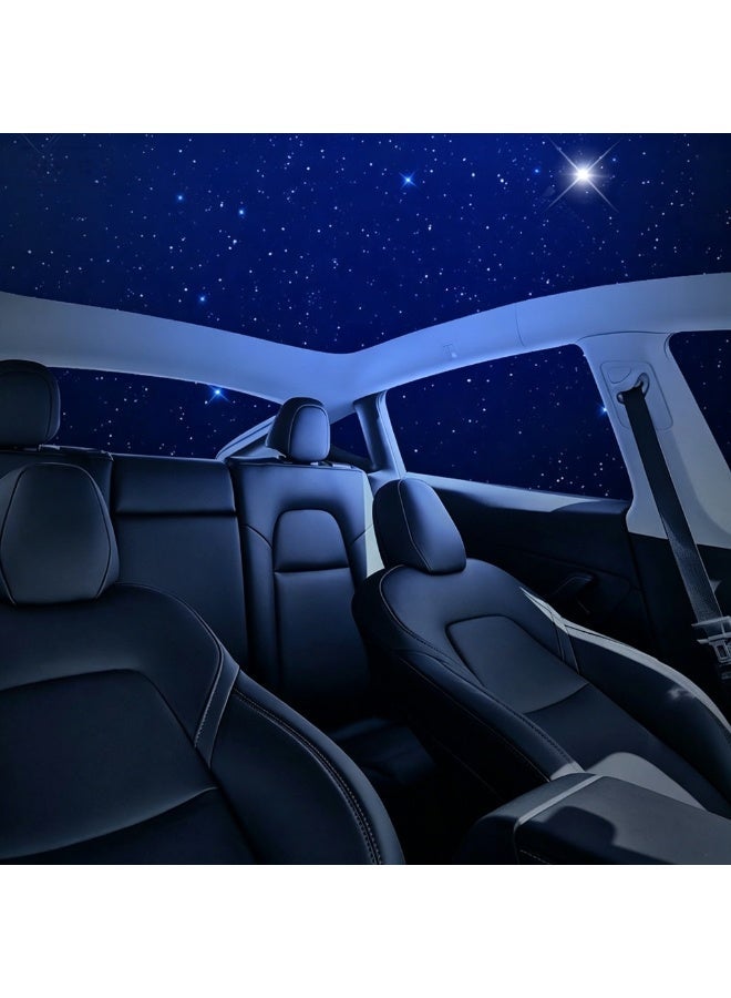 Aido Tesla Model Y Sunshade: UV protection, heat-insulating sunshade, 99% sun shading, never sags, foldable, Tesla Model Y accessory compatible with 2020-2024 Model Y (black). - Image 3
