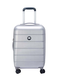 DELSEY Lagos 4 Double Wheels Hard Medium Trolley Case Size 66 CM / 26 Inch Silver  - Image 1