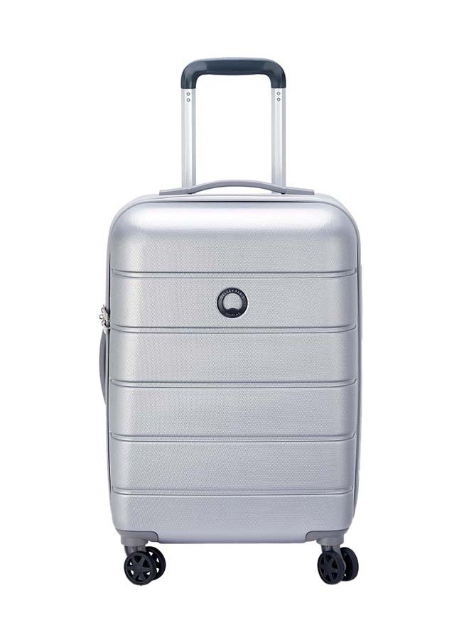 DELSEY Lagos 4 Double Wheels Hard Medium Trolley Case Size 66 CM / 26 Inch Silver  - Image 1