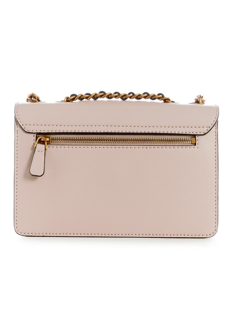 GUESS - GUESS Izzy Convertible Crossbody Flap, Dove Logo - Image 1