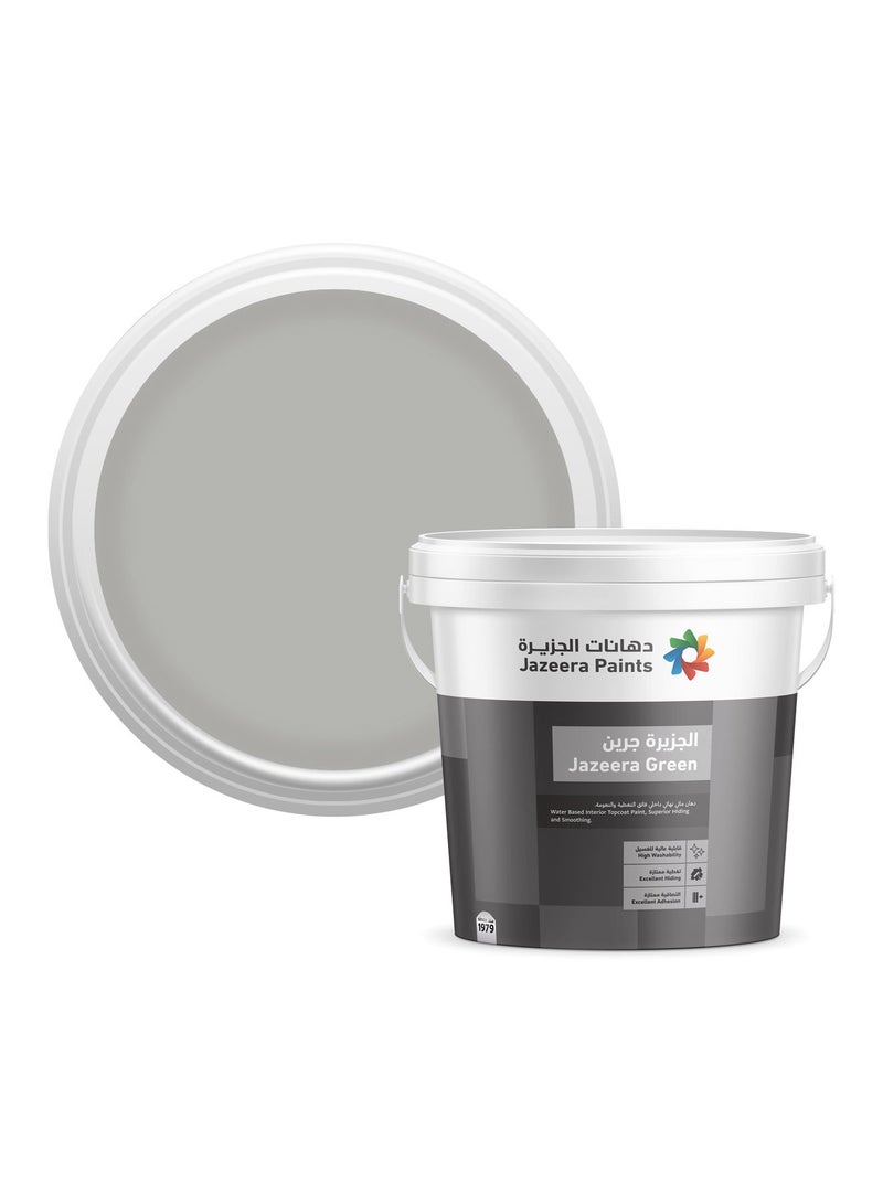 Jazeera Paints Green Interior Walls Paints Matt (color :Gray Tone) 3L - Image 1