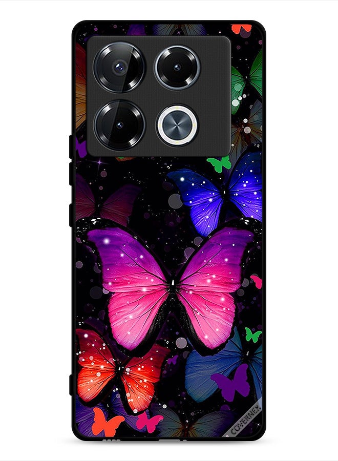Covernex Infinix Note 40 Pro 5G Protective Case Cover Butterflies - Image 1