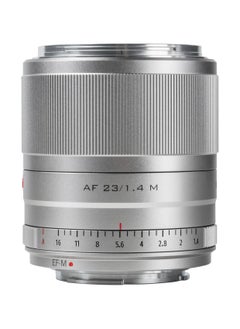 VILTROX Viltrox AF 23mm f/1.4 M Lens (Canon EF-M, Silver)  - Image 1
