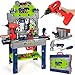 TooyBing Kids Tool Bench Set with Electric Drill and Realistic Tools Construction Workbench Playset Toy for Toddler 35 Easy Set up Kids Boy Toys Birthday Gifts for Boys Age 3 4 5 Year Old - Image 2