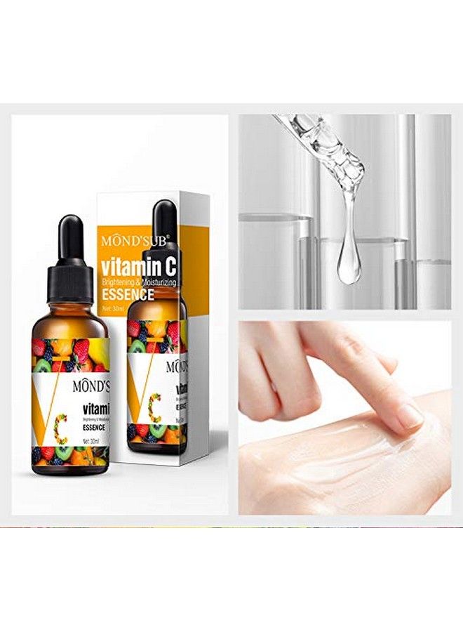MOND'SUB Vitamin C Face Serum With 3O Ethyl Ascorbic Acid Vitamin D And Hyaluronic Acid For Brightening Antiaging And Hyperpigmentation 30Ml - Image 5
