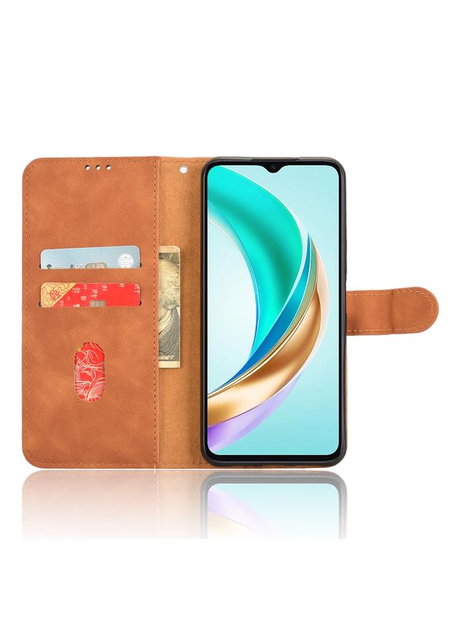 اس-توب جراب هاتف Honor X6b مصنوع من الجلد المرن القابل للطي مع ملمس مغناطيسي - Image 4