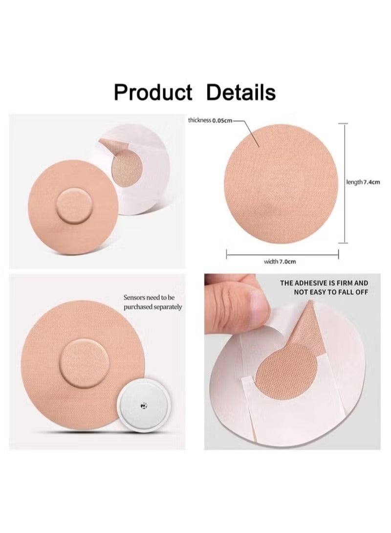Generic 20 Pieces Adhesive Patches Breathable Sensor Patches Pre-Cut Adhesive Covers Shower Waterproof Tape  - Image 2