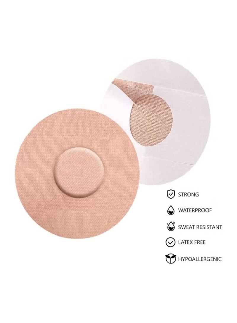 Generic 20 Pieces Adhesive Patches Breathable Sensor Patches Pre-Cut Adhesive Covers Shower Waterproof Tape  - Image 4