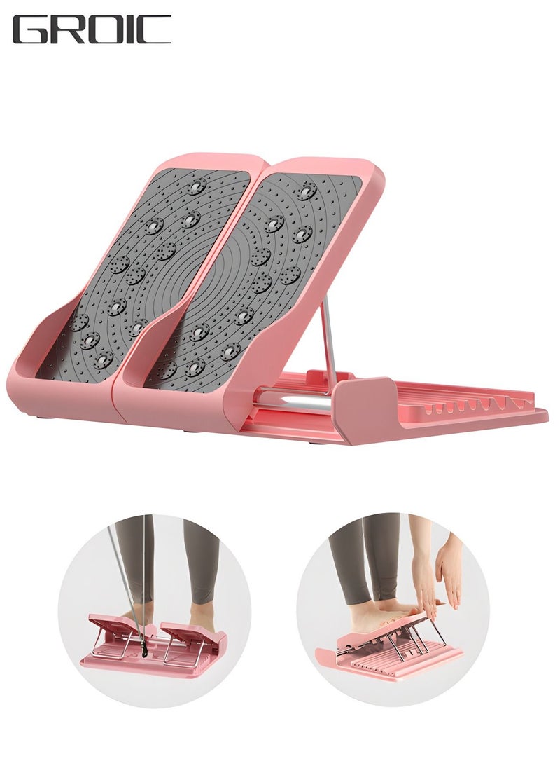 GROIC Slant Board Calf Stretcher Adjustable 9 Level Anti Slip Design Incline Boa,Foot for Leg Stretch Ankle Exercise Training Equipment with Pull Rope  - Image 1
