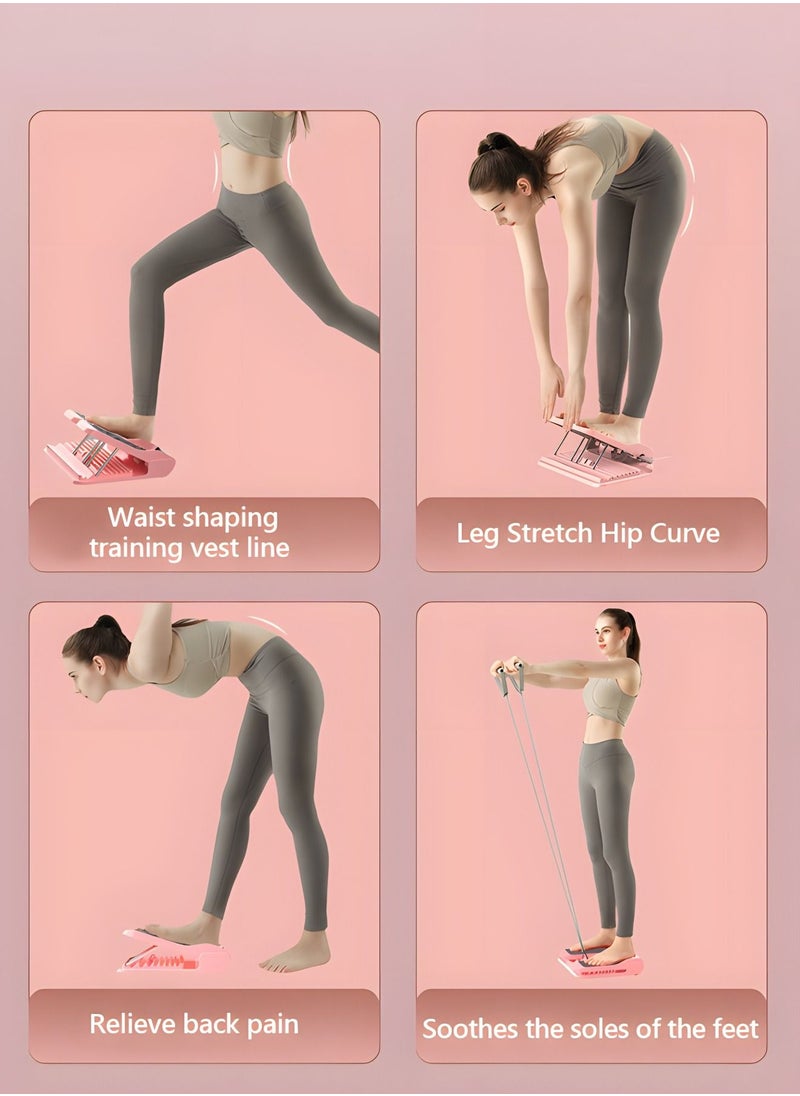 GROIC Slant Board Calf Stretcher Adjustable 9 Level Anti Slip Design Incline Boa,Foot for Leg Stretch Ankle Exercise Training Equipment with Pull Rope  - Image 3