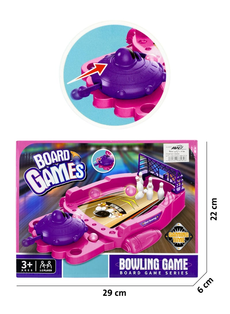 Mini Sports Bowling Ball Table, Dual Interactive Combat Games for Kids, Toddlers and Adults  - Image 3