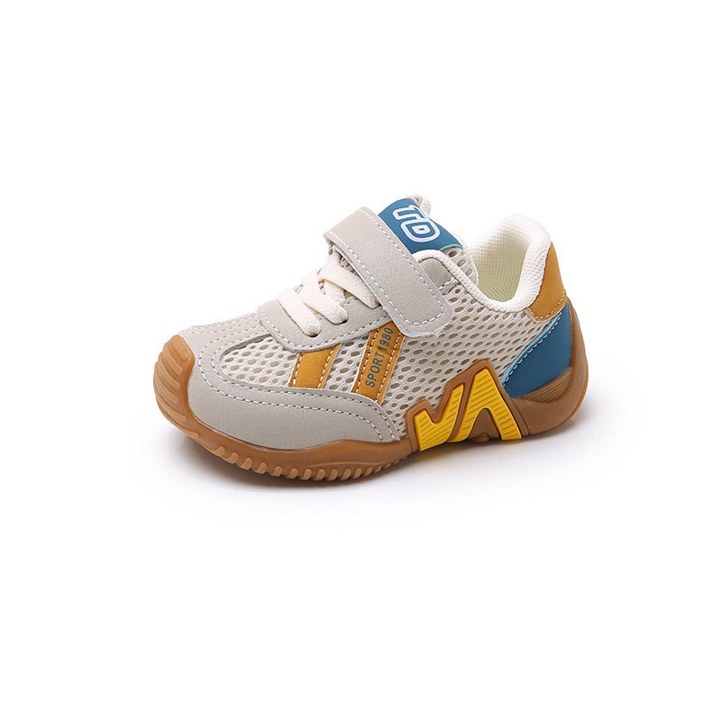 Mesh Sneakers Lightweight Flexible Sole Walking Shoes For Kids Indoor And Outdoor Activities - Image 1