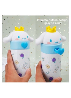 Kawaii Water Bottle Thermo's Cup Cartoon Vacuum Insulated Stainless Steel Water Bottle 350ml(White)  - Image 5