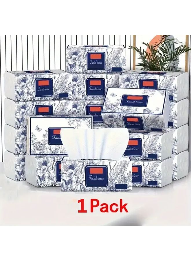 Ultra Soft 4 Ply Facial Tissues 250 Sheets Per Pack 1 Bag Dye Free Paper Towels - Image 4