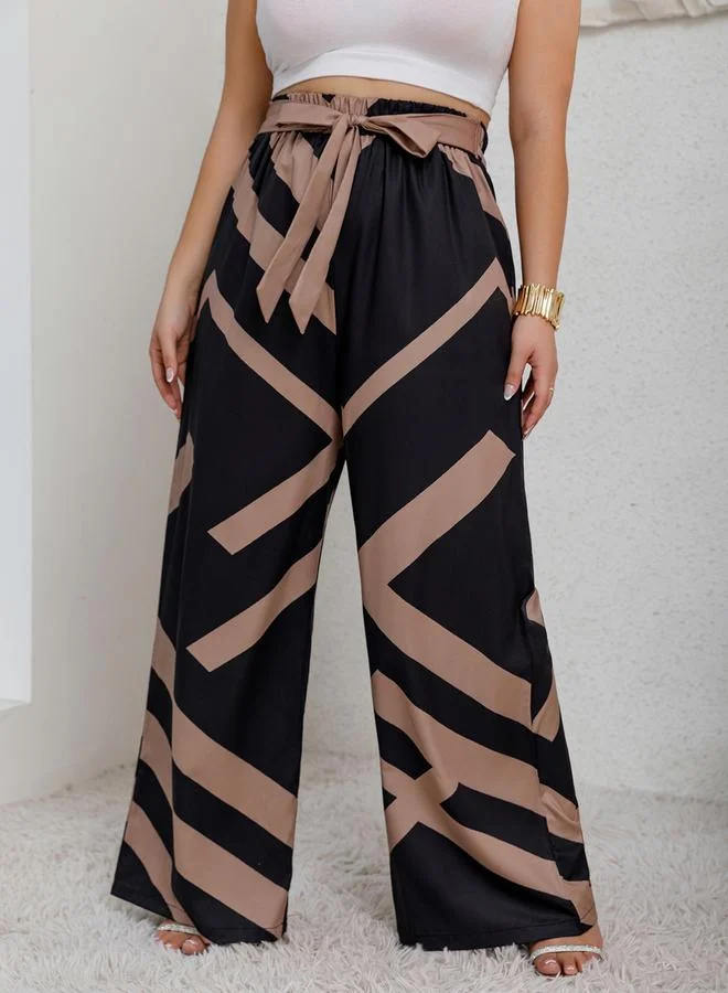Take Two Take Two Plus Size Wide Leg Palazzo Pants