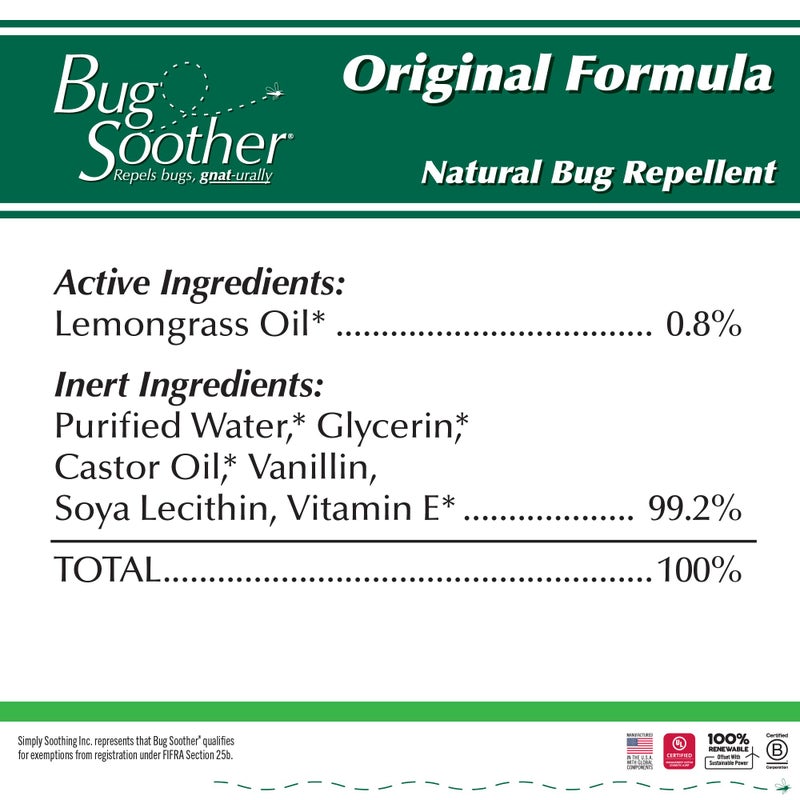 Bug Soother 1 Gallon - Natural Insect, Gnat and Mosquito Repellent & Deterrent with Essential Oils - 100% DEET-Free Safe Bug Spray for Adults and The Environment - Made in USA - W/O Sprayer - Image 3