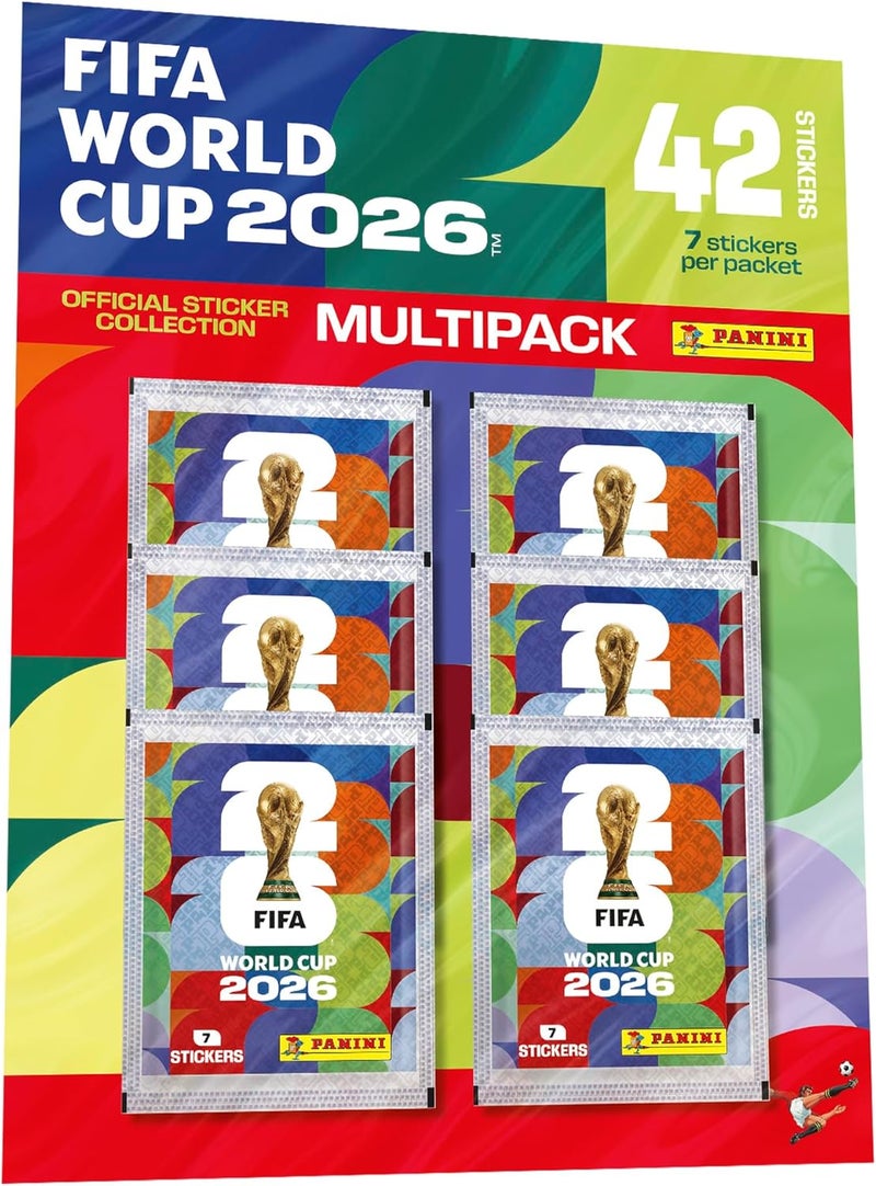 بانيني حزمة متعددة من ملصقات كأس العالم FIFA 2026 ثابت ولا ينقلب عند وضعه - Image 1