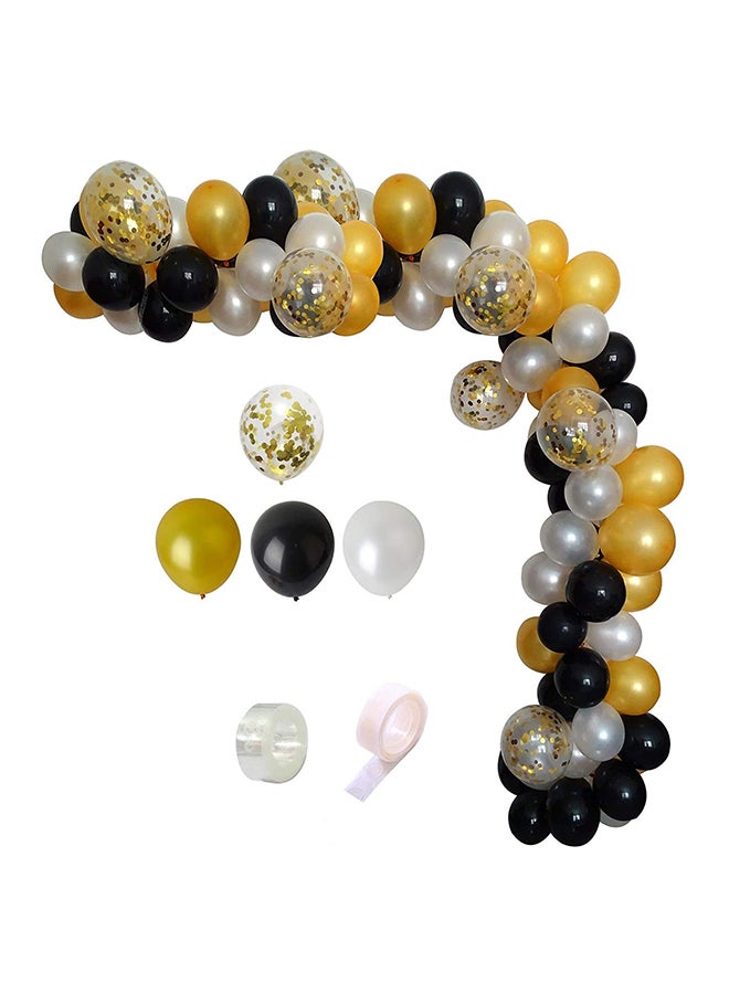 إسكدنيا مجموعة قوس بالونات للحفلات من 110 قطعة مع شريط إكليل وغراء وأداة ربط 20x13x7سم - Image 3