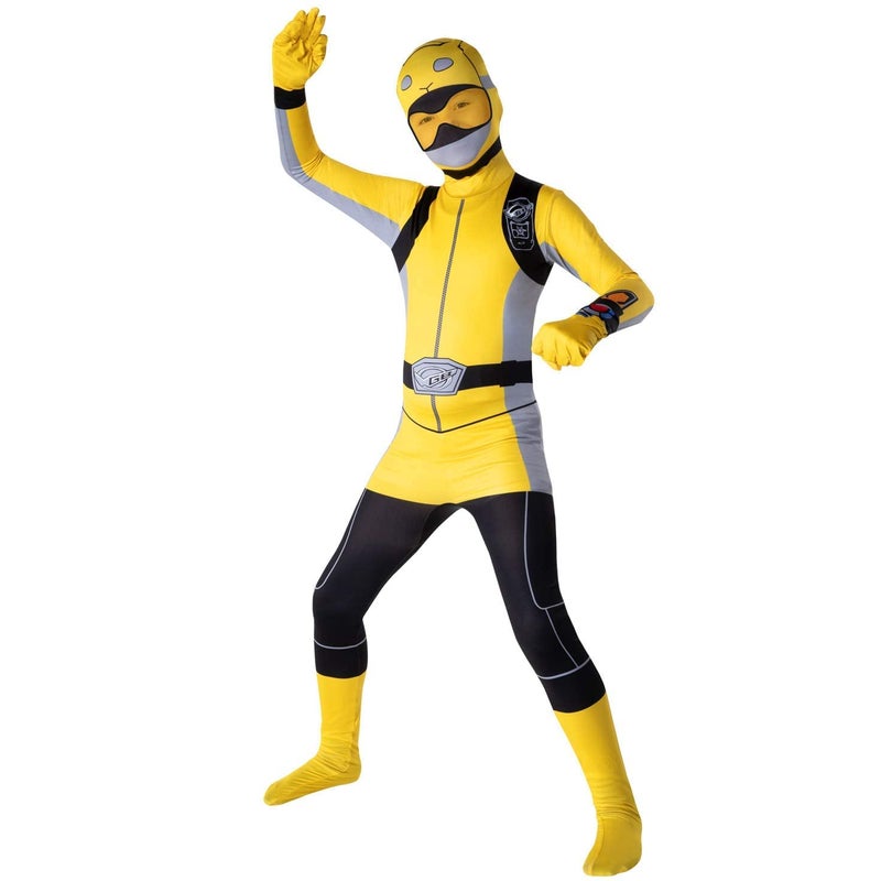 Morphsuits Yellow Power Ranger Costume For Kids Power Rangers Superhero Costume For Boys And Girls Medium