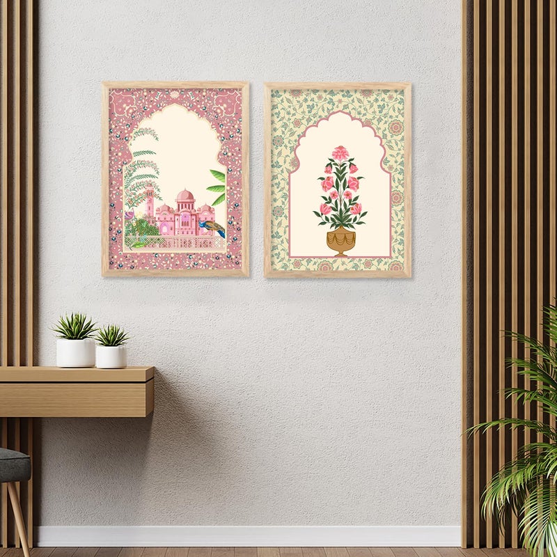 kotart Madhubani Art Paintings with Frame for Home Decoration Traditional Framed Painting for Living Room Bedroom Office Decor Painting for Wall Decoration Pack of 6 A - Image 4