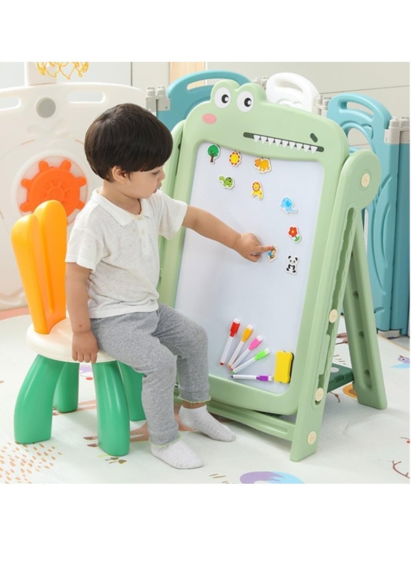 Jasper Kids Multifunctional Magnetic Drawing Board with Chair