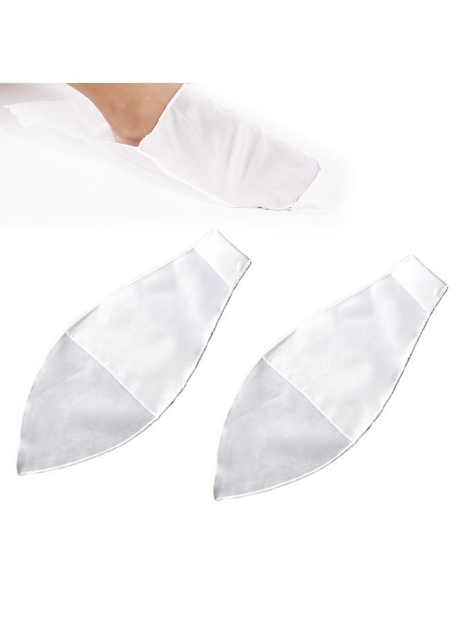 مساعد جوارب الضغط المفتوحة - أداة سهلة للانزلاق لمساعدة كبار السن، المعوقين، الحوامل، 2 قطعة، أبيض - Image 1