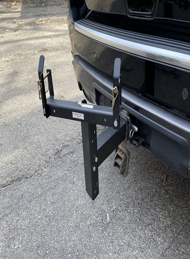 Garbage Commander وصلة جر لنقل القمامة، علبة واحدة، مستقبل 2 بوصة مُثبّت بخطاف ماونتن الجديد الخاص بنا للممرات شديدة الانحدار. المقبض لن ينفك. - Image 5