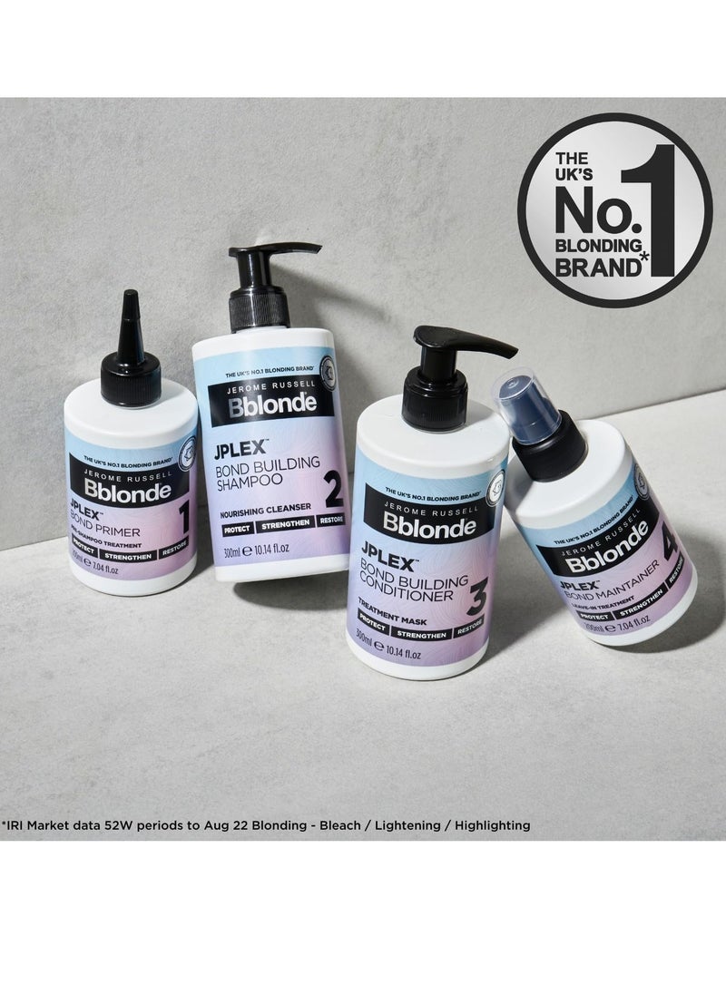 Jerome Russell Bblonde JPLEX 2 Bond Building Shampoo Nourishing Cleanser Hair Treatment to Protect Strengthen and Restore Damaged Hair 300ml  - Image 3