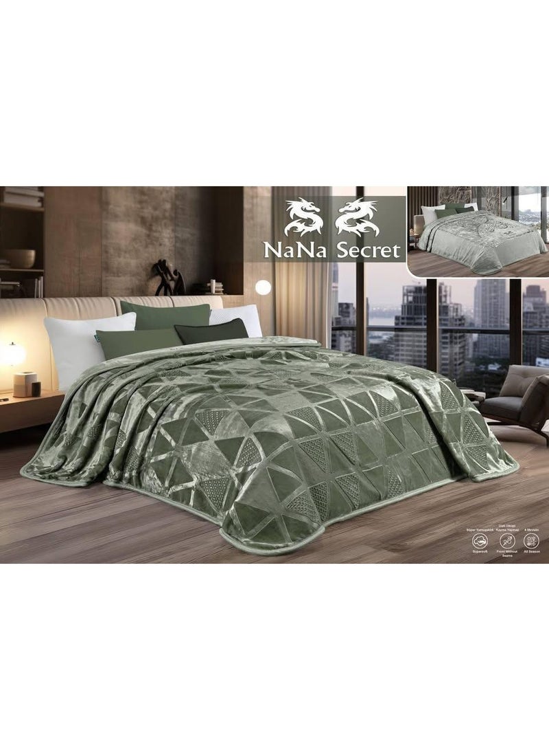 نانا سيكريت بطانية كلاود , طبقتين دبل فيس حفر ليزر تصميم أسباني - Image 1