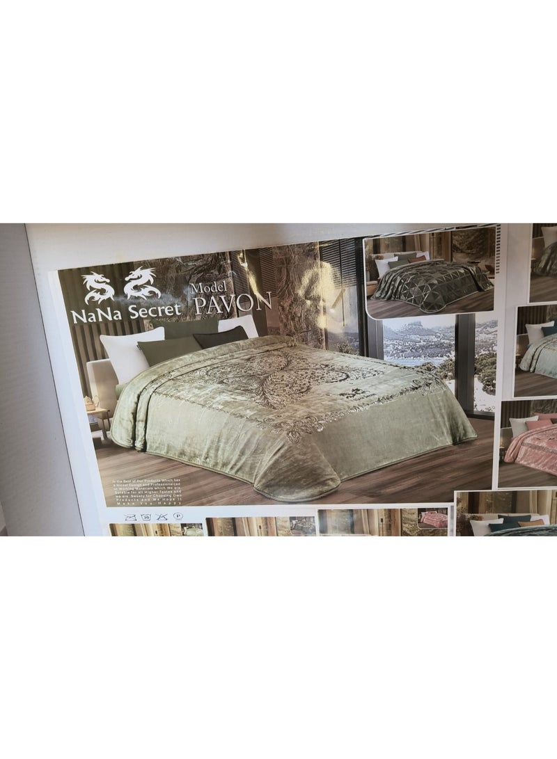 نانا سيكريت بطانية كلاود , طبقتين دبل فيس حفر ليزر تصميم أسباني - Image 2