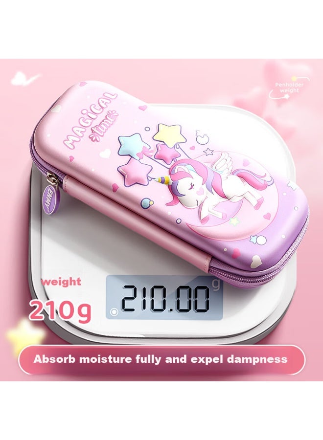 Double-layer Large Capacity Eva Pencil Case, 3d Pattern Stationery Box, Elementary School Girl's Pencil Case, Lightweight Waterproof Pencil Case, Cute Kindergarten Student Stationery - Image 3