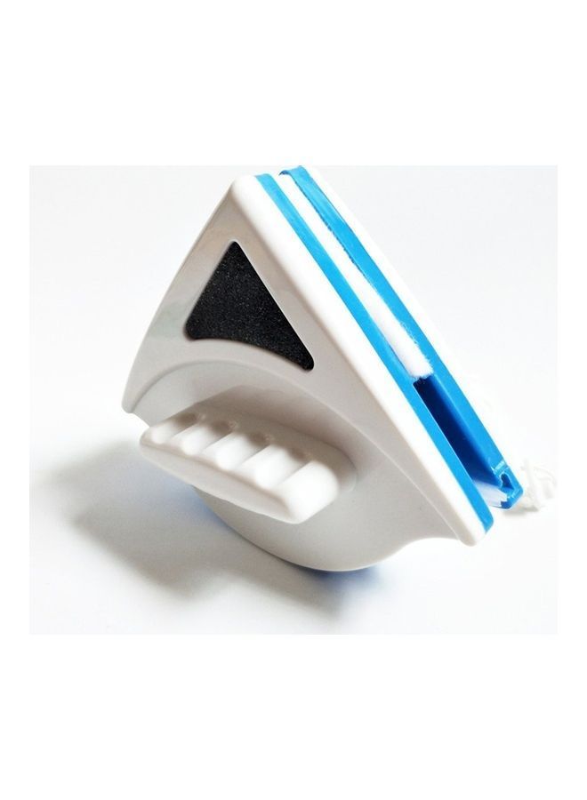 NIBEMINENT Double-layer Magnetic High-rise Window Glass Wiper White/Blue - Image 1