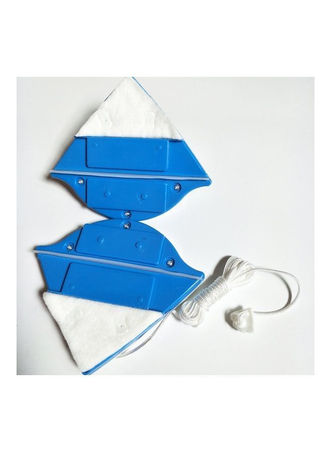 NIBEMINENT Double-layer Magnetic High-rise Window Glass Wiper White/Blue - Image 2