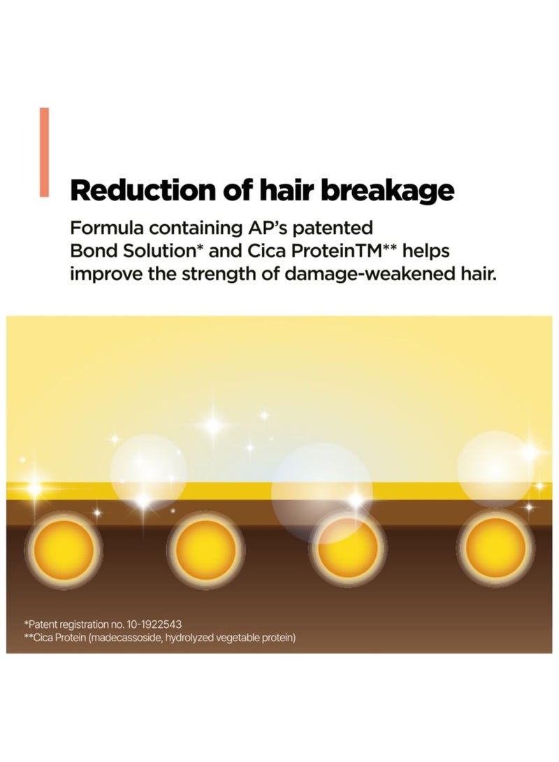 أموس بروفيشنال اموس بوفيشنال شامبو ريبير سيكا لإصلاح وتقوية وتغذية الأطراف المتقصفة والتقصف، عكس تلف الشعر الناتج عن التبييض واللون والخدمات الكيميائية، 500ml سائلة - Image 4