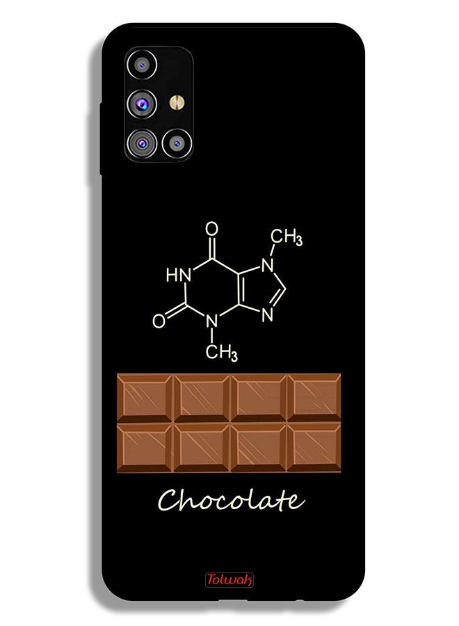 Tolwak Samsung Galaxy M31s Protective Case Cover Chocolate - Image 2