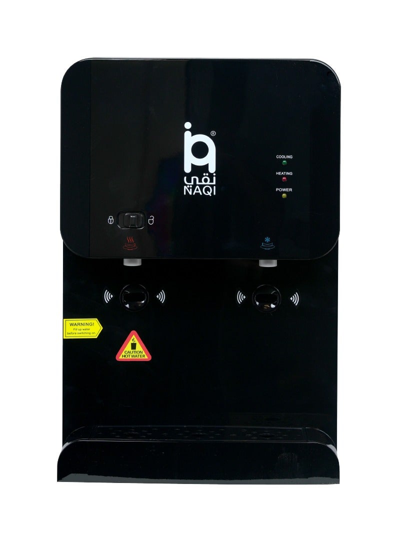 NAQI Smart Water Dispenser – Black, Hot & Cold Water Cooler, Self-Filling, Child Safety & Smart Pump - Image 1