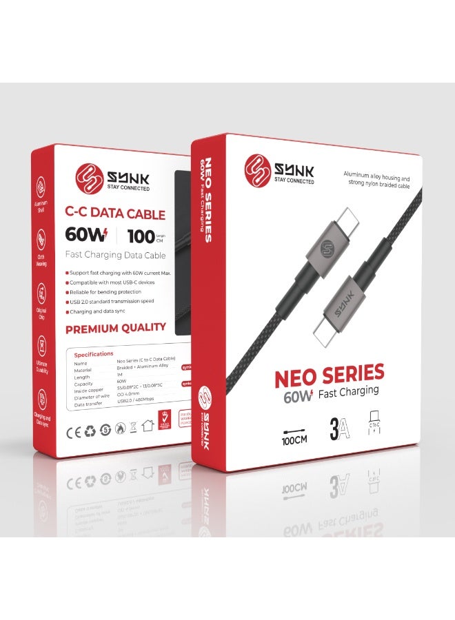 SYNK Neo C-to-C Data Cable 60W - Image 2